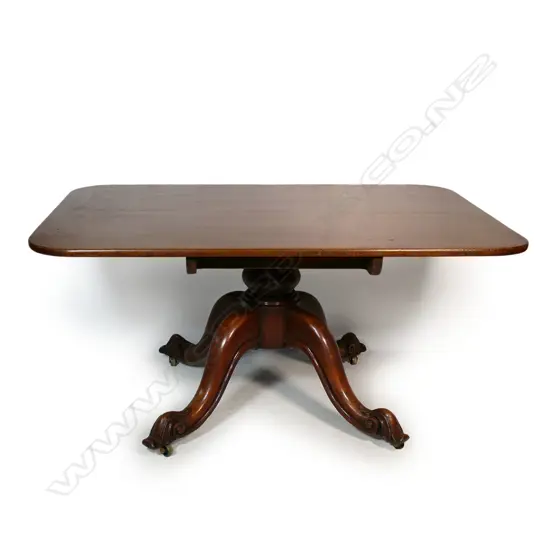 A Regency mahogany supper table,