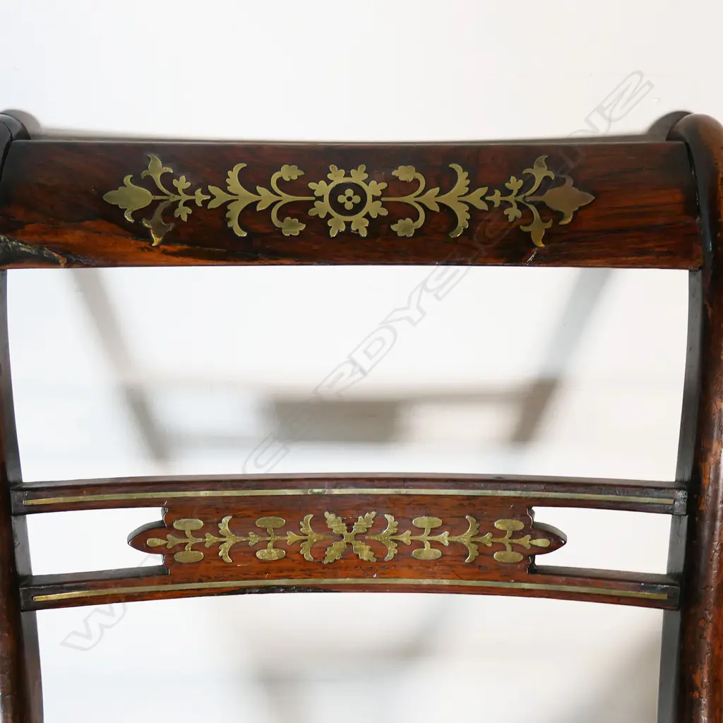 A pair of William IV dining chairs, Image 1++