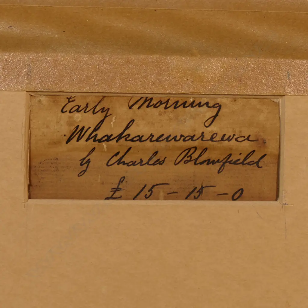 Charles Blomfield (1848-1926) 'Early Morning Whakarewarewa', Image 1++