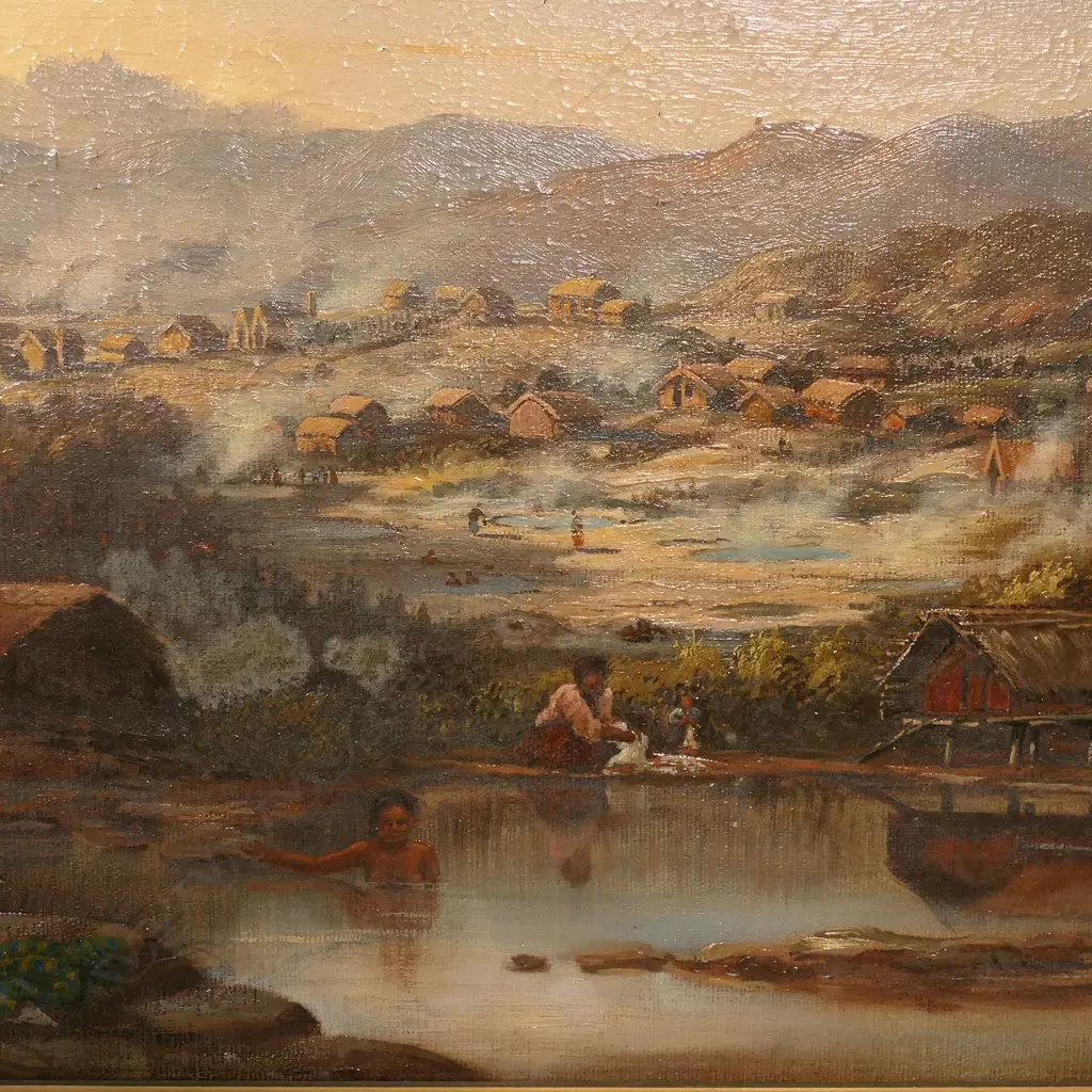 Charles Blomfield (1848-1926) 'Early Morning Whakarewarewa', Image 1++