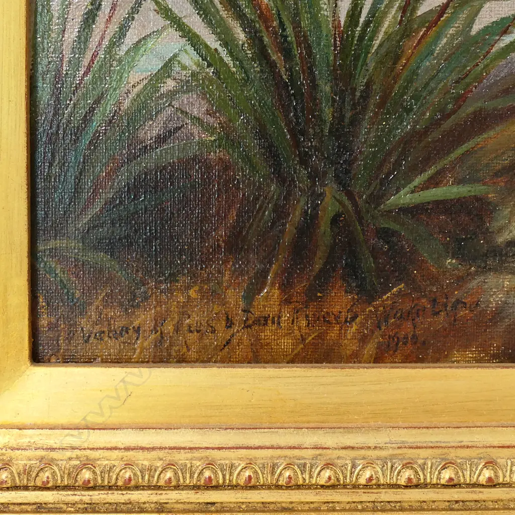 Laurence William Wilson (1850-1912) 'Valley of Rees & Dart Rivers, Wakatipu', Image 1++