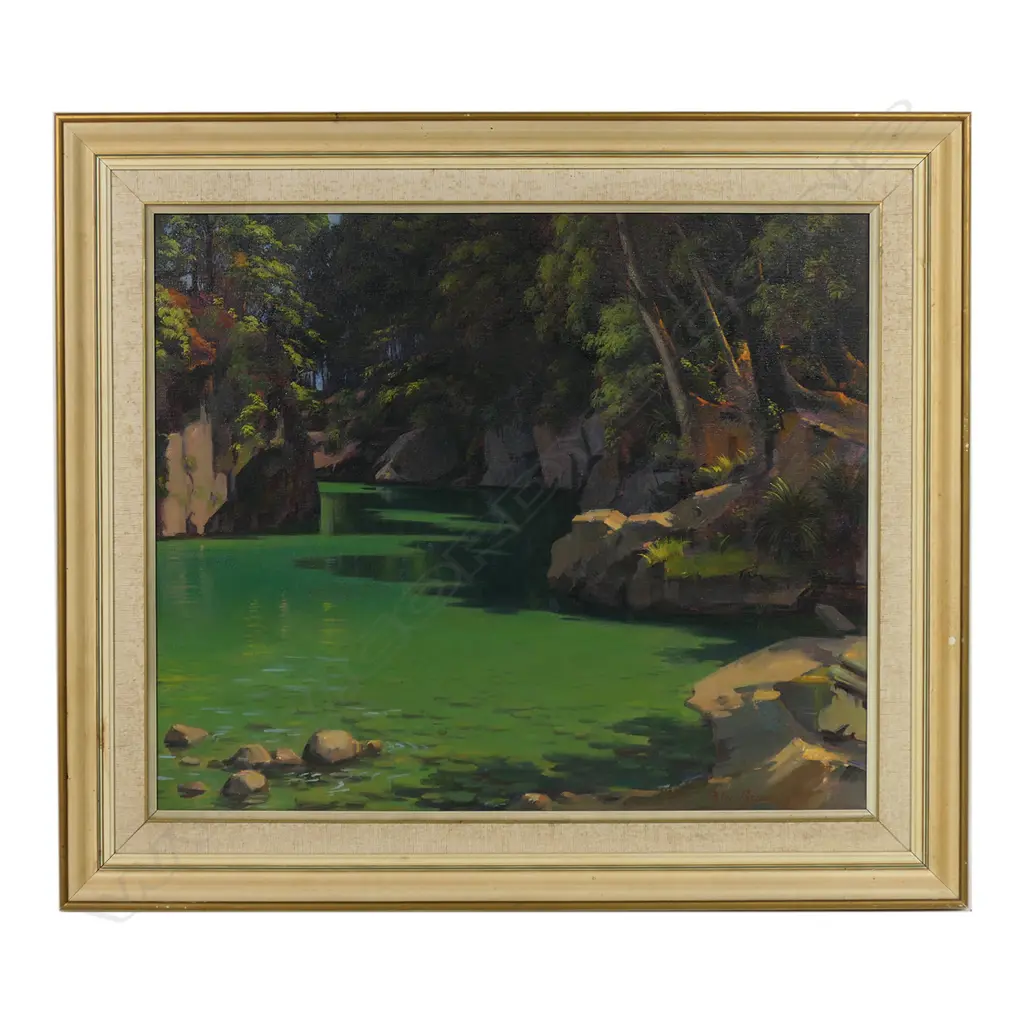 Peter Brown (NZ 1921-2005) 'The Quiet River', Image 1++