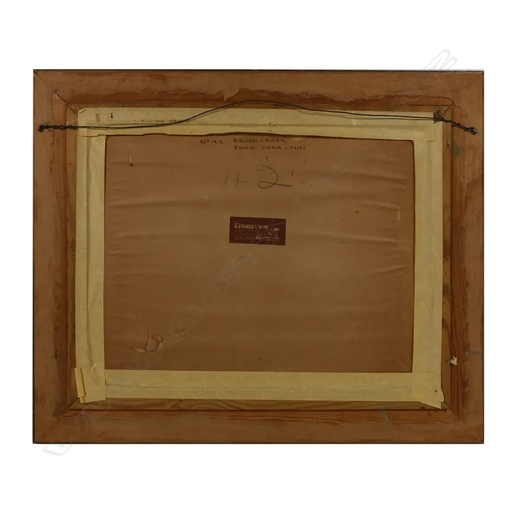 Grace Butler (NZ 1887-1962) 'Broad Creek from Cora Lynn', Image 1++