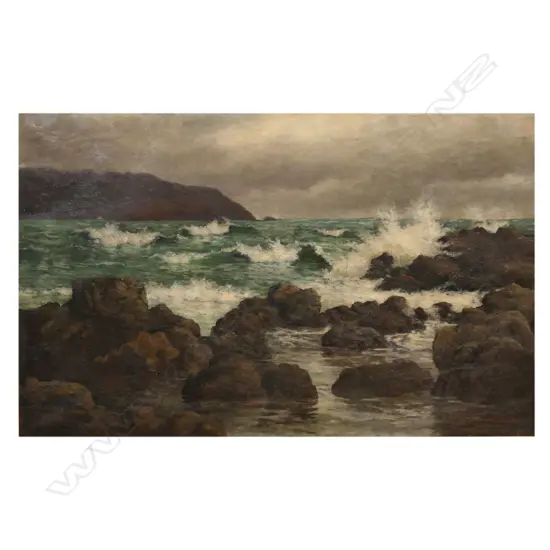 George Edmund Butler (1870-1936) untitled Wellington coast,