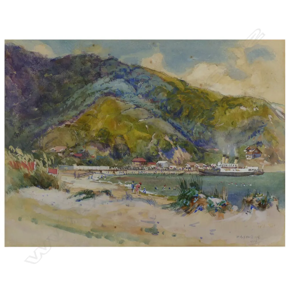 Walter Armiger Bowring (1874-1932), Days Bay, Eastbourne, Image 1++