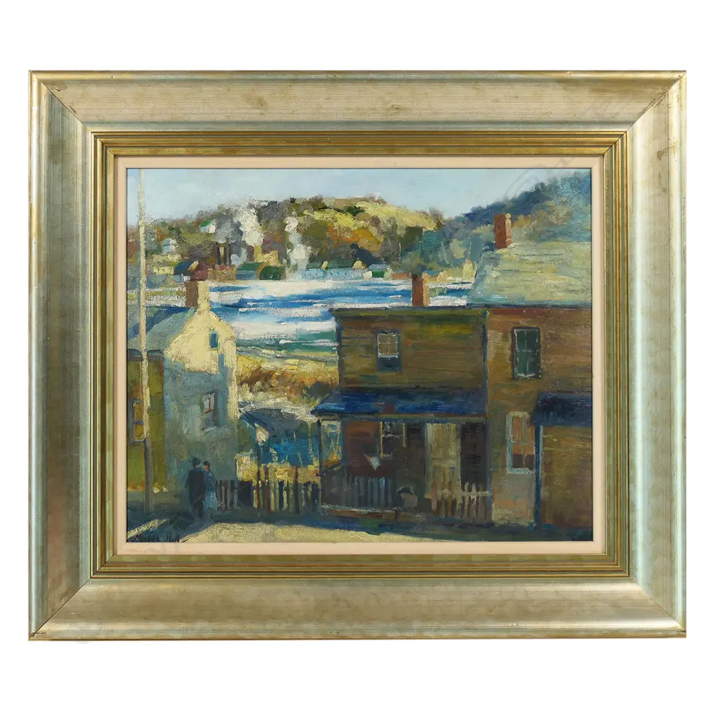 Mabel Hill (1872-1956) Harbour Scene (Dunedin), Image 1++