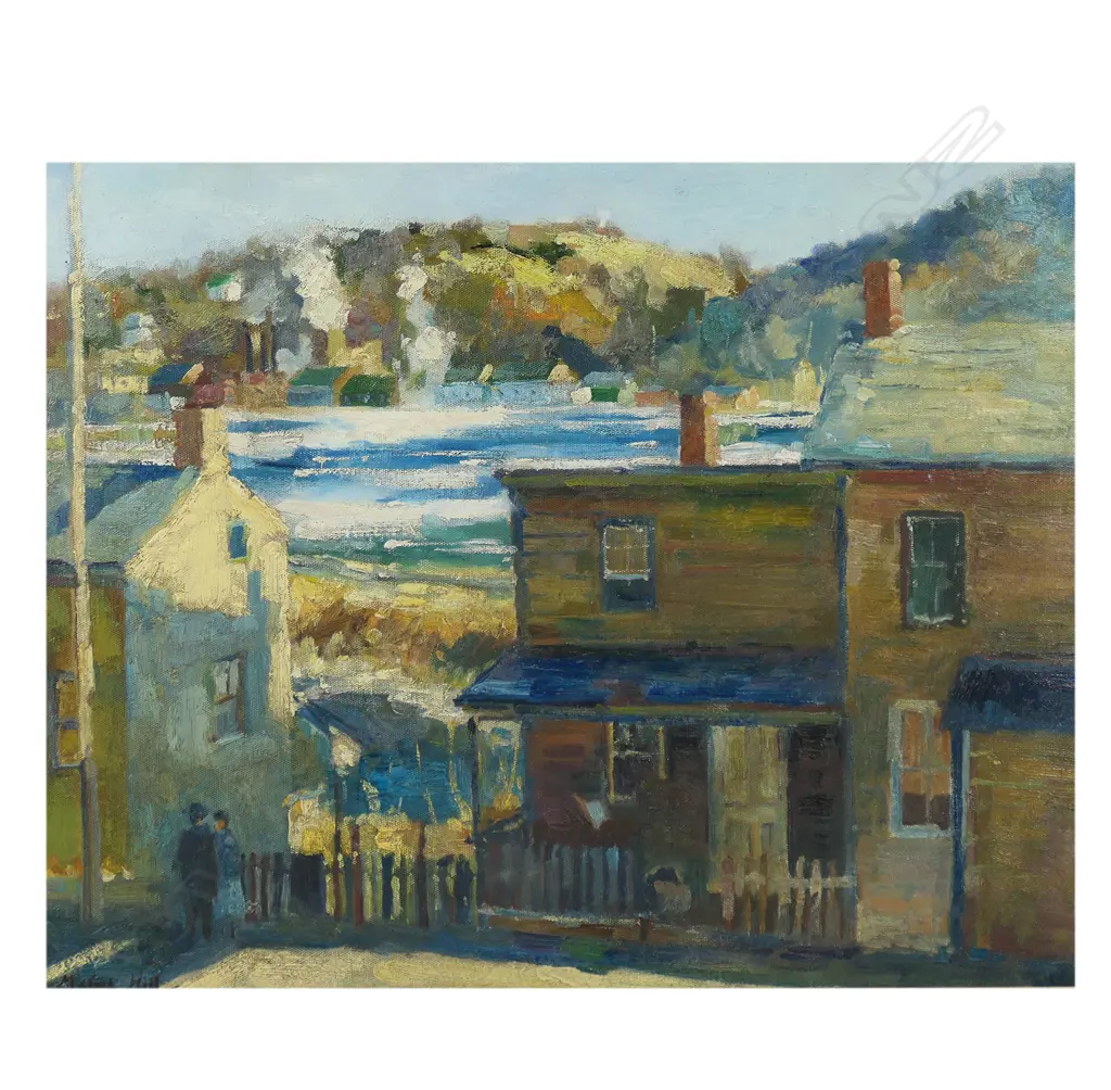 Mabel Hill (1872-1956) Harbour Scene (Dunedin), Image 1++