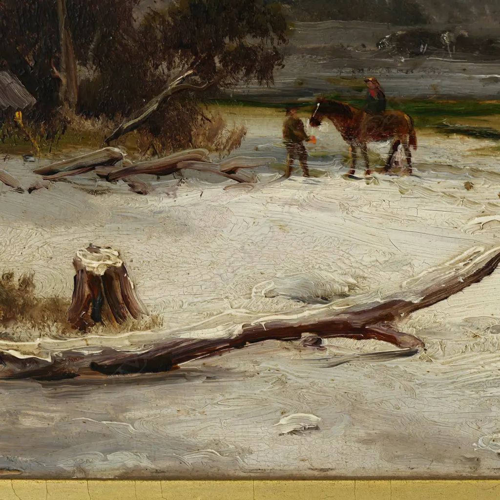 James Peele (1847-1905) 'Sunrise, Bealey Valley' N.Z., Image 1++