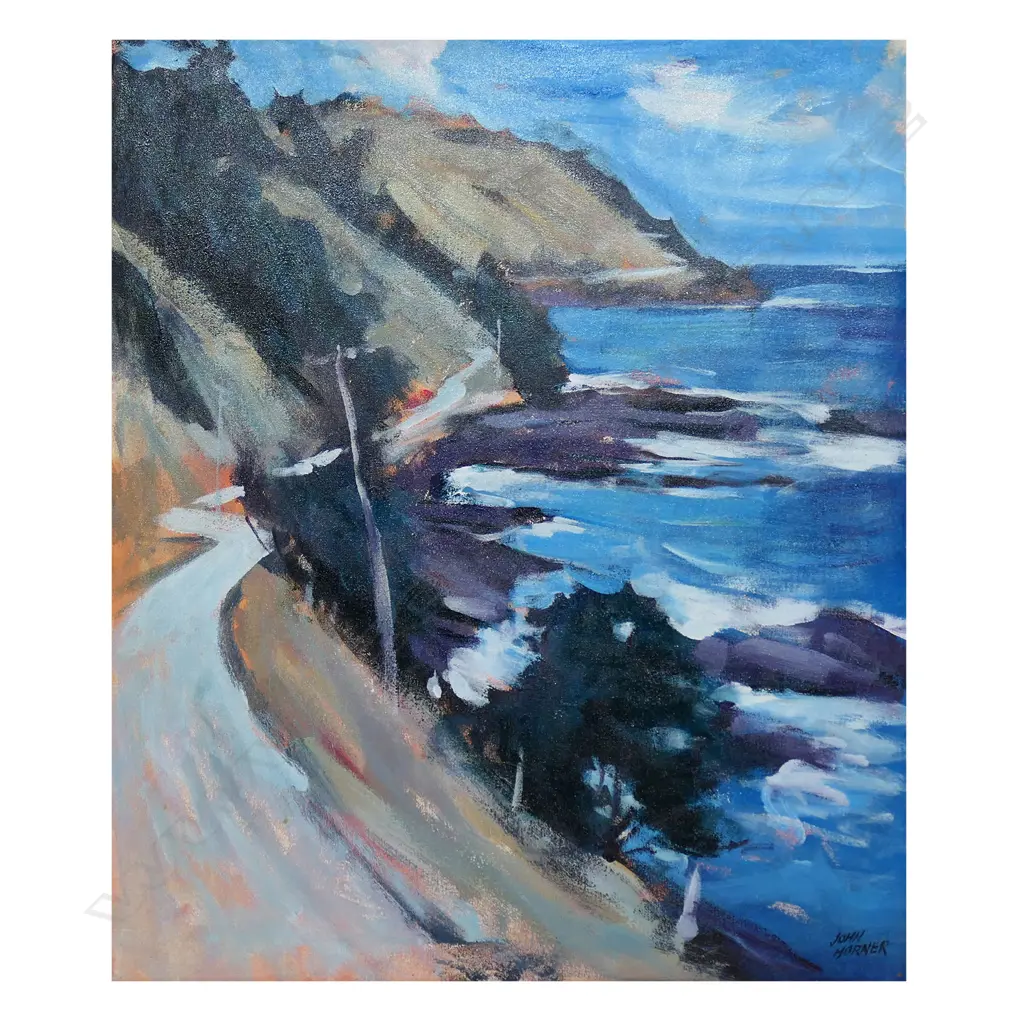 John Horner (NZ 1944-) 'Coastal Landscape', Image 1++