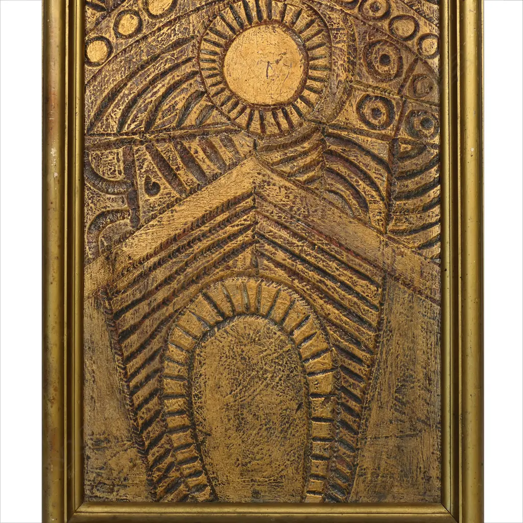 Para Matchitt (1933-2021) untitled carved panel, Image 1++