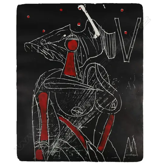 Pat Hanly (NZ 1932-2004) 'Torso',