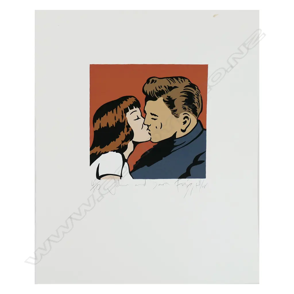 Dick Frizzell (NZ 1944-) 'John and Sara', Image 1++