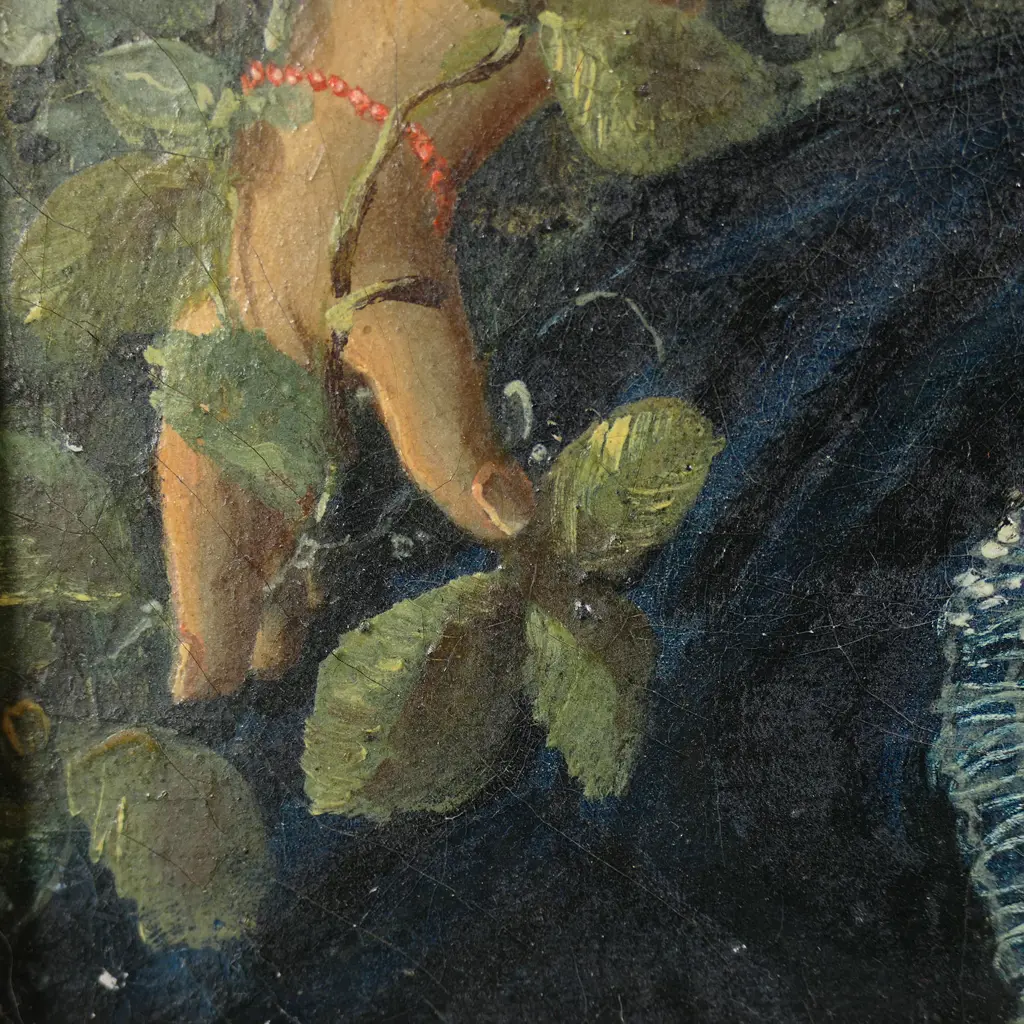 19thC Artist unknown two portraits of young girls, Image 1++