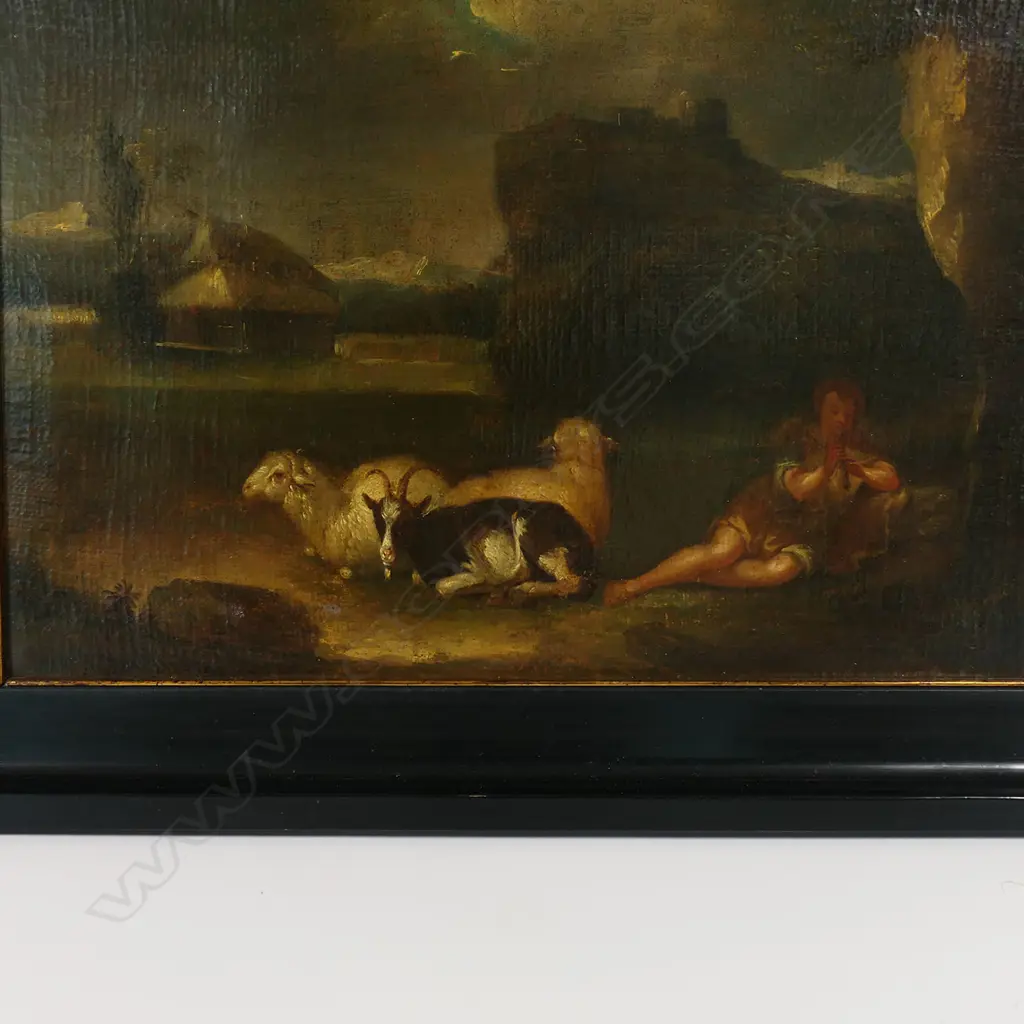19thC Artist unknown Pastoral scene, Image 1++