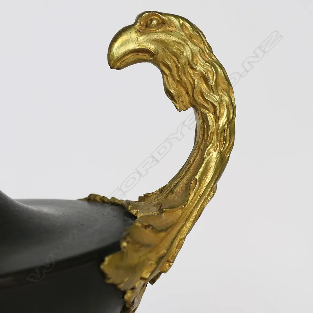 A fine quality pair of French Napoleonic 19thC Grand Tour bronze and ormolu garnitures, Image 1++