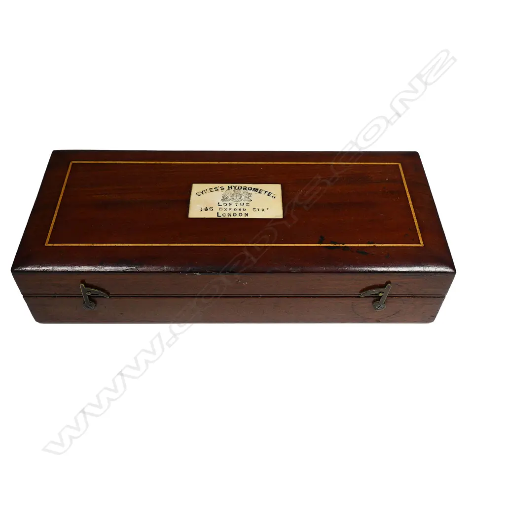 A Victorian brass Sykes hydrometer, Image 1++