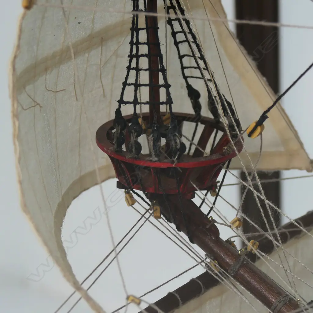 A scale model of Sovereign of the Seas an early 17thC English warship, Image 1++