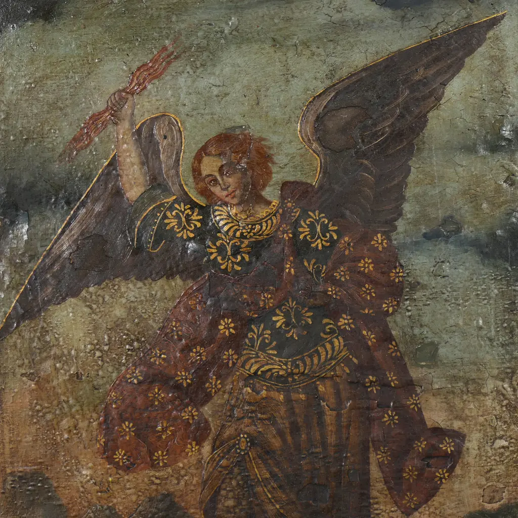 A 19thC oil on tin, Image 1++