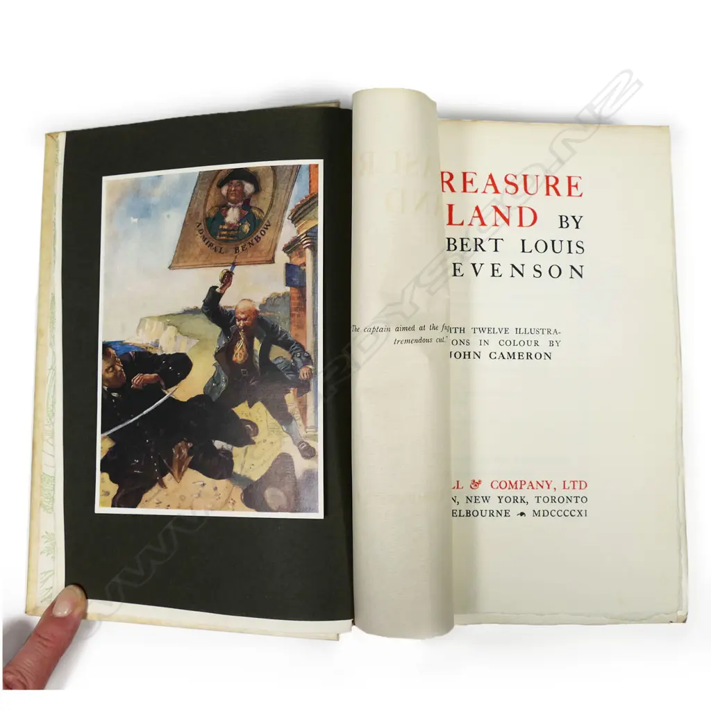 An early 1900s copy of Treasure Island by Robert Louis Stevenson, Image 1++