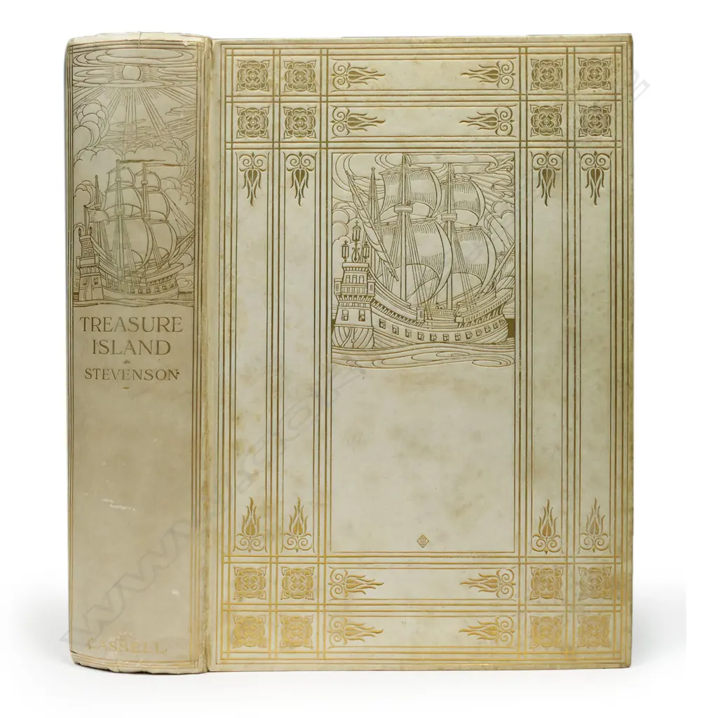An early 1900s copy of Treasure Island by Robert Louis Stevenson, Image 1++