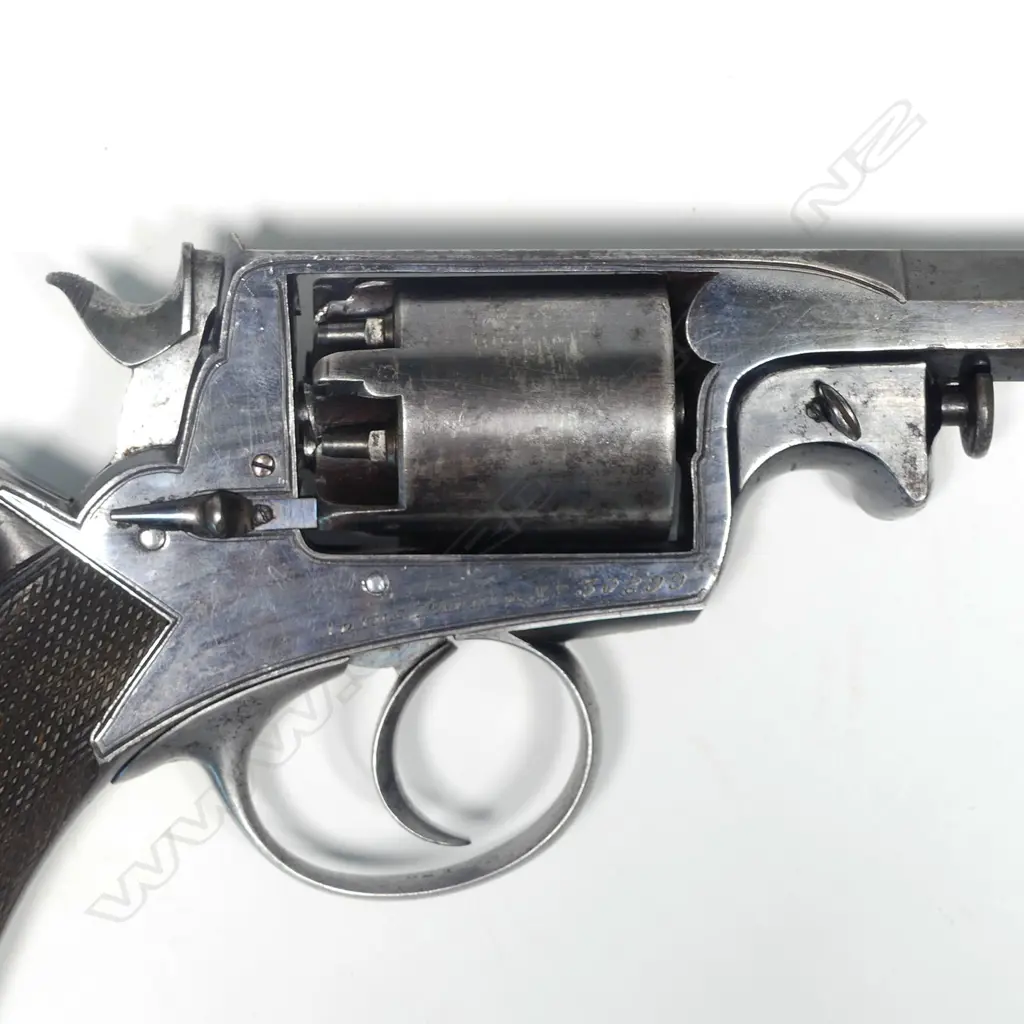 A 19thC Beaumont Adams double action 5-shot percussion revolver, Image 1++