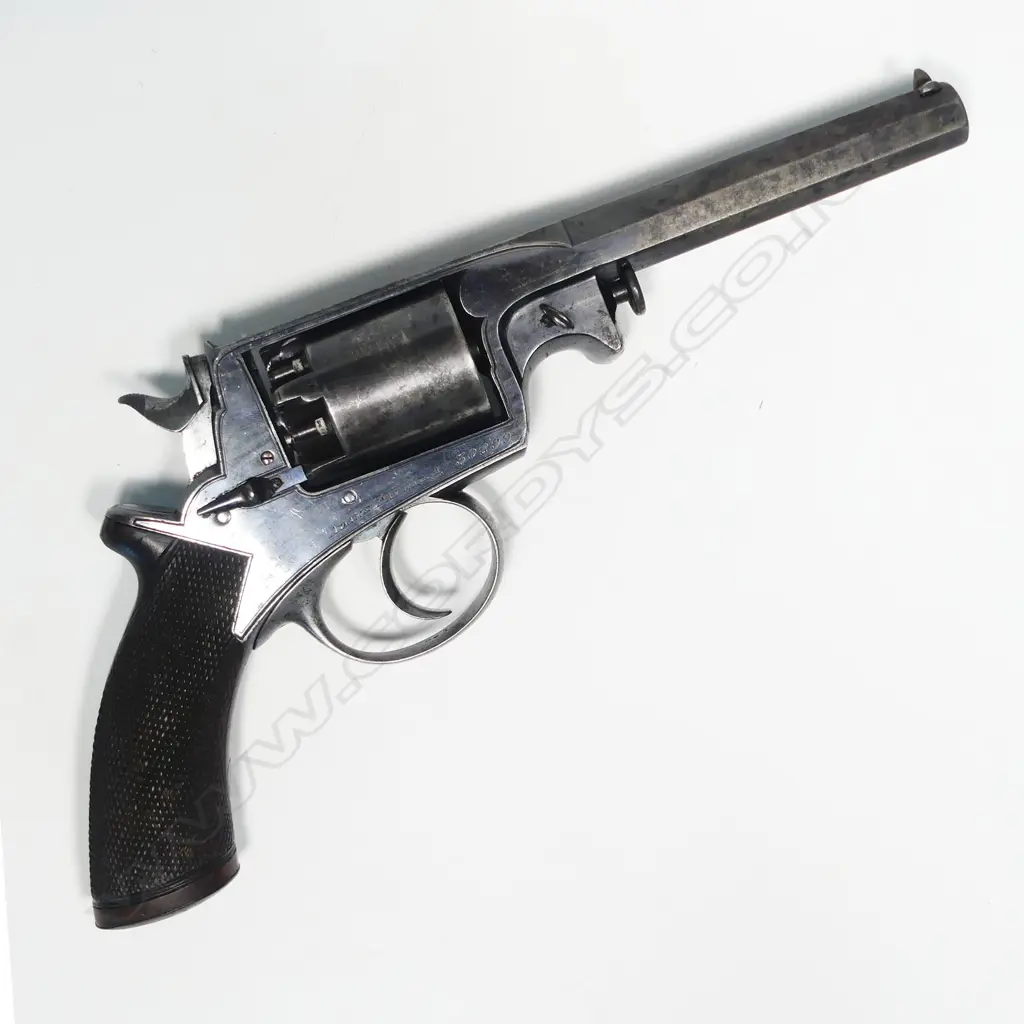 A 19thC Beaumont Adams double action 5-shot percussion revolver, Image 1++