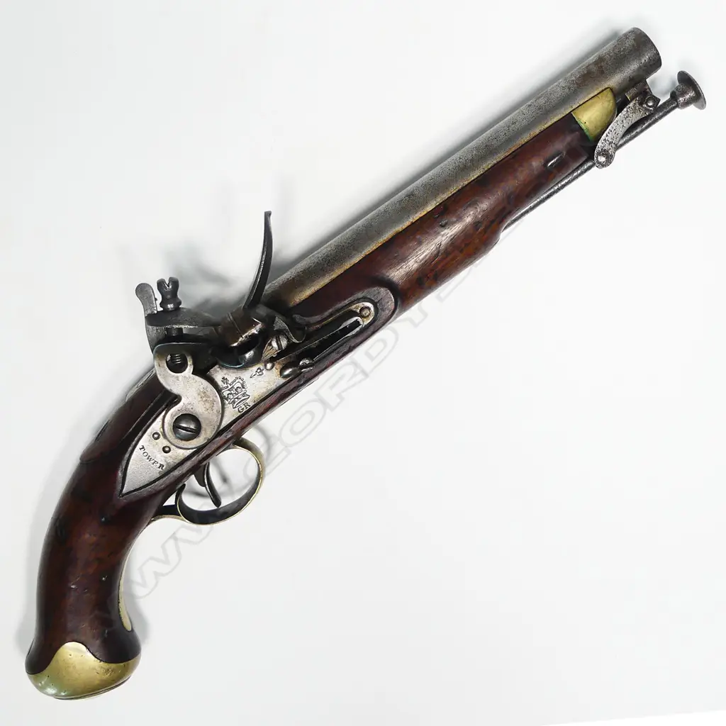 A 19thC British ‘Newland’ pattern flintlock pistol, Image 1++