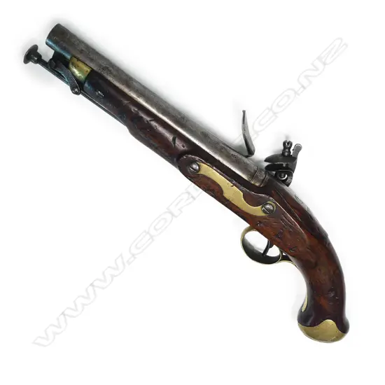 A 19thC British ‘Newland’ pattern flintlock pistol,