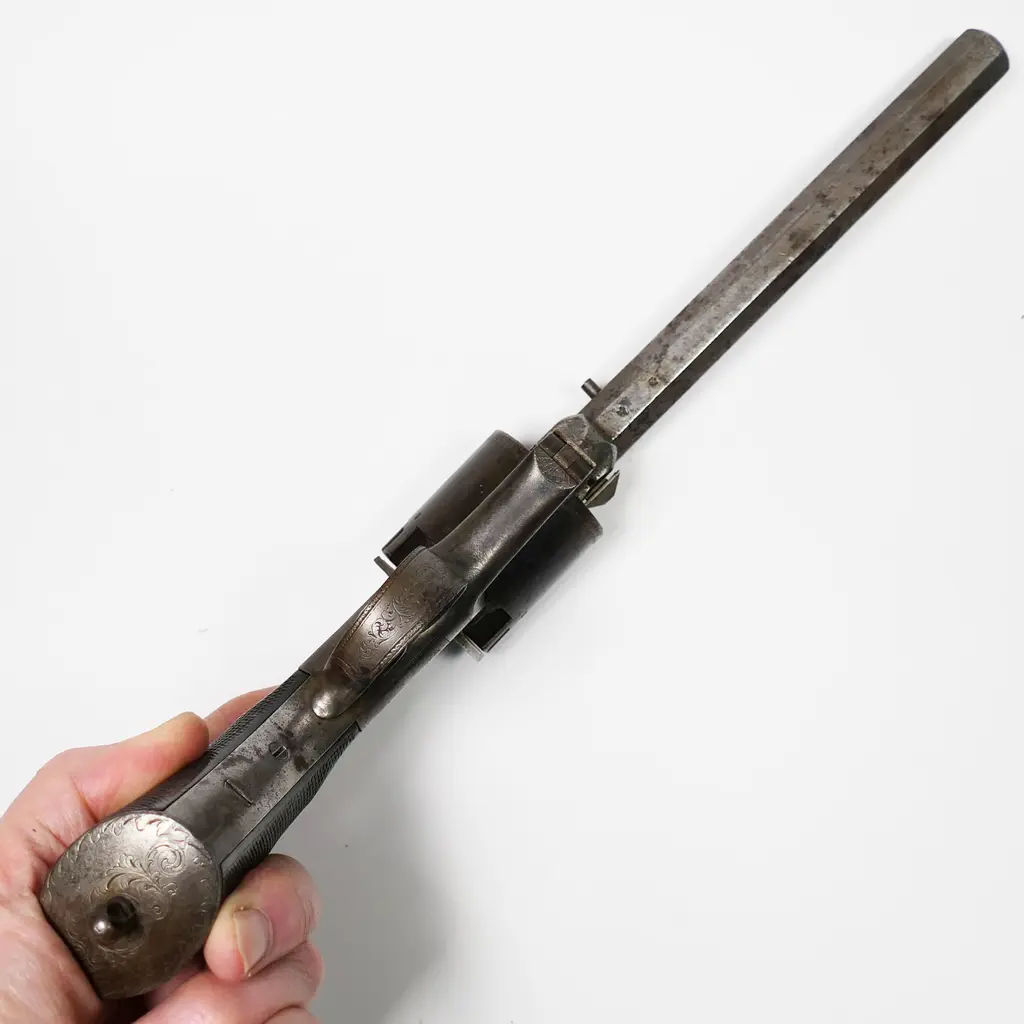 54 Bore Webley 1853 first model long spur percussion revolver, Image 1++