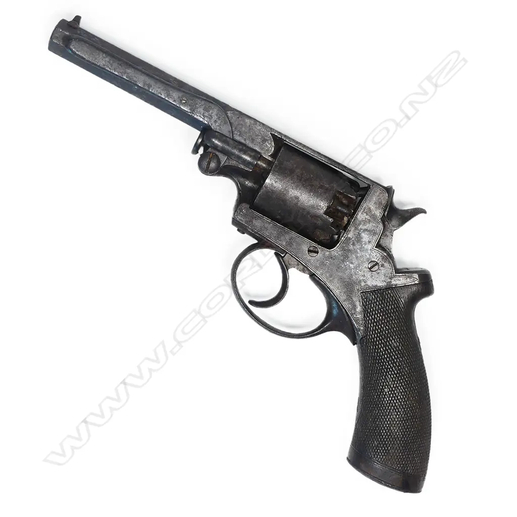 A mid 19thC 120 Bore Adams five-shot Percussion Revolver, Image 1++