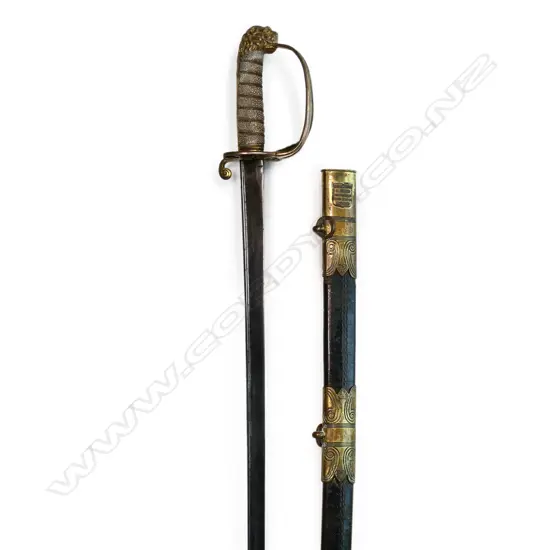 A George IV British Royal Artillery 1821 pattern officer's sword owned by Commander Richard Owen,