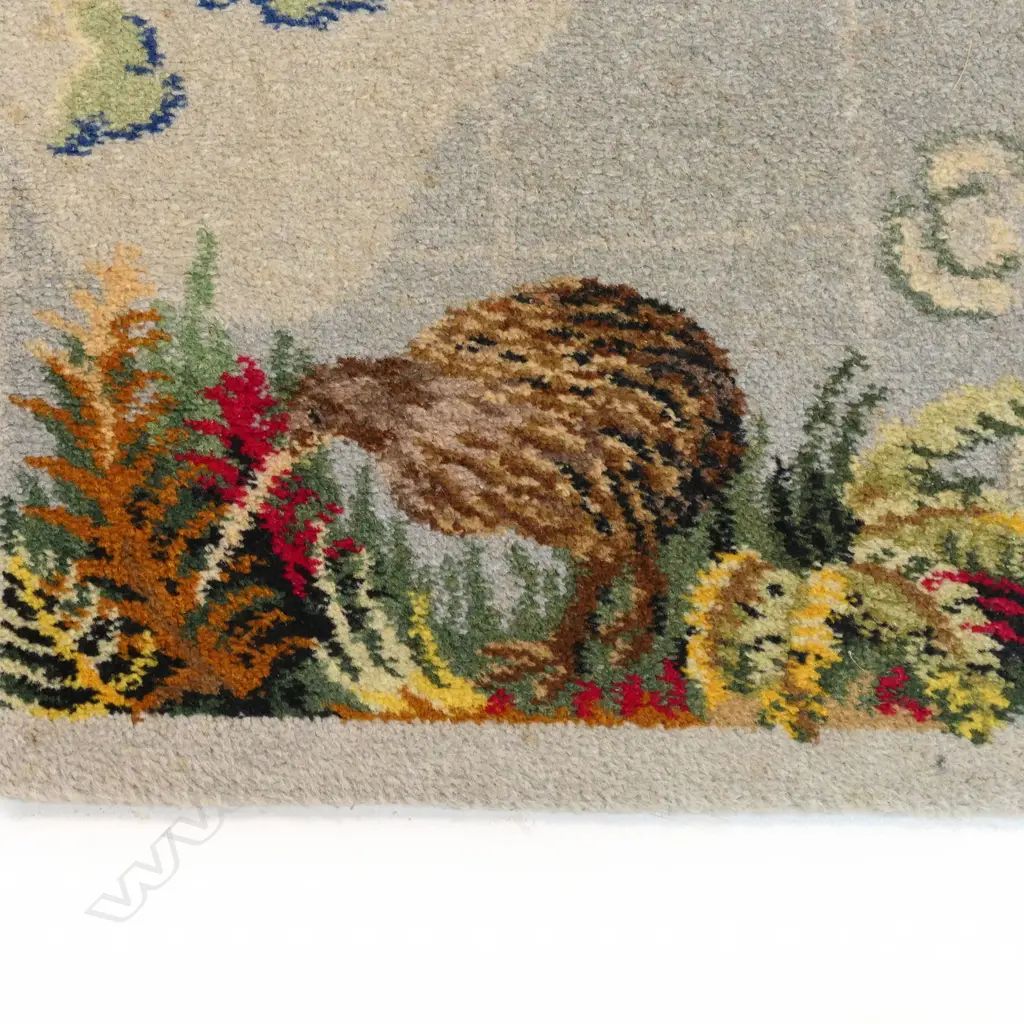 A rare vintage Feltex Map of NZ rug, Image 1++