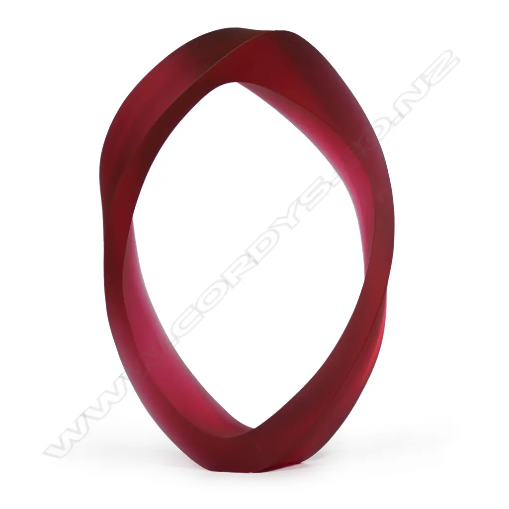 Christine Cathie (NZ 1955-)-‘Void Ruby Gold', Image 1++