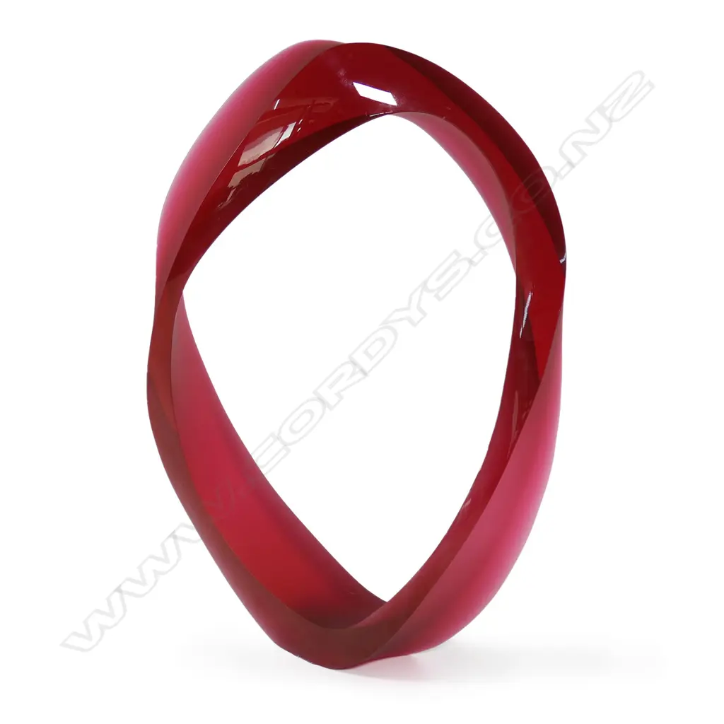 Christine Cathie (NZ 1955-)-‘Void Ruby Gold', Image 1++