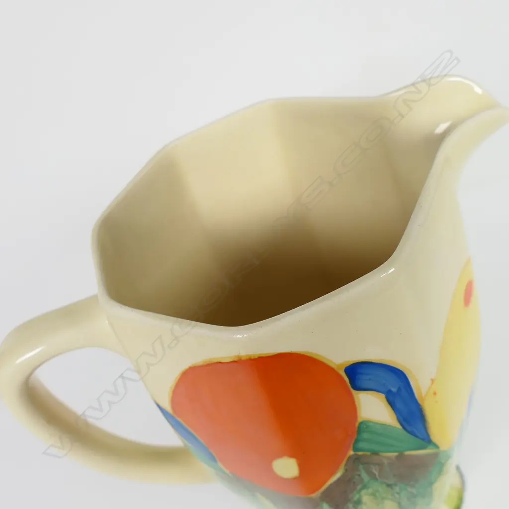 Clarice Cliff Bizarre 'Delicia Citrus' jug, Image 1++