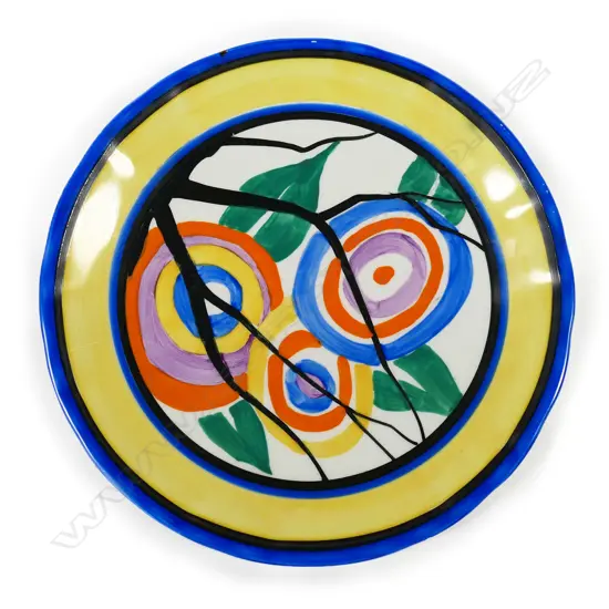 Clarice Cliff Fantasque 'Circle Tree' plate,