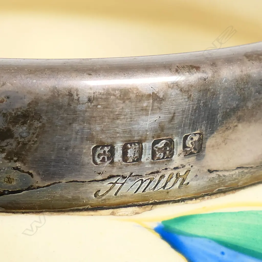 Clarice Cliff Bizarre 'Delicia Citrus' biscuit barrel, Image 1++