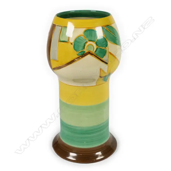Clarice Cliff Bizarre 'Moonflower' vase,