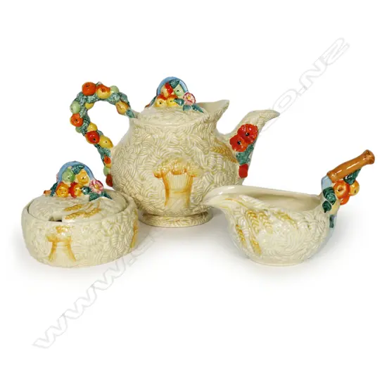 A Clarice Cliff 'Celtic Harvest' tea service,