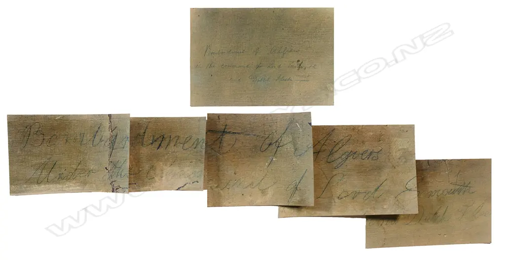 Richard Barnett (Ball) Spencer (1812-1874) ‘The Bombardment of Algiers (1816) Under the Command of Lord Exmouth and the Dutch Fleet’, Image 1++