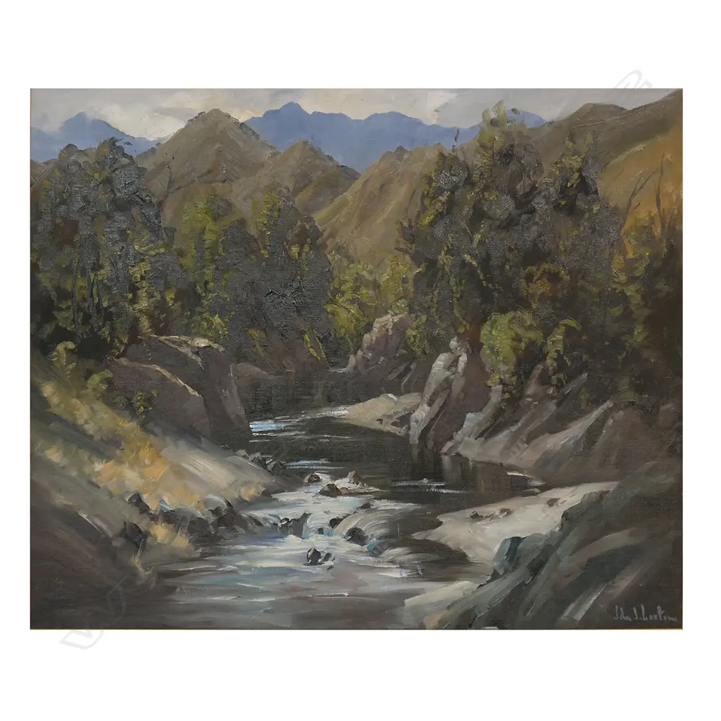 John Samual Loxton (AUS 1903-1969) 'Buller Gorge', Image 1++