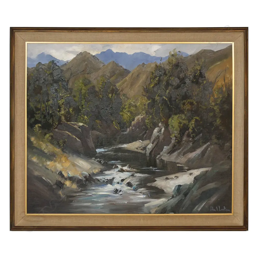 John Samual Loxton (AUS 1903-1969) 'Buller Gorge', Image 1++