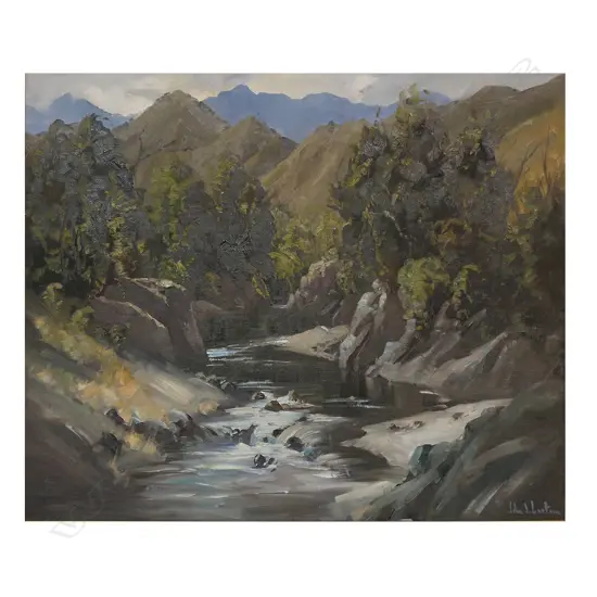 John Samual Loxton (AUS 1903-1969) 'Buller Gorge',