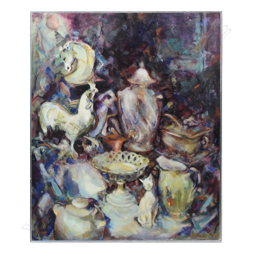 Helen Stewart (NZ 1900-83) untitled still life, Image 1++