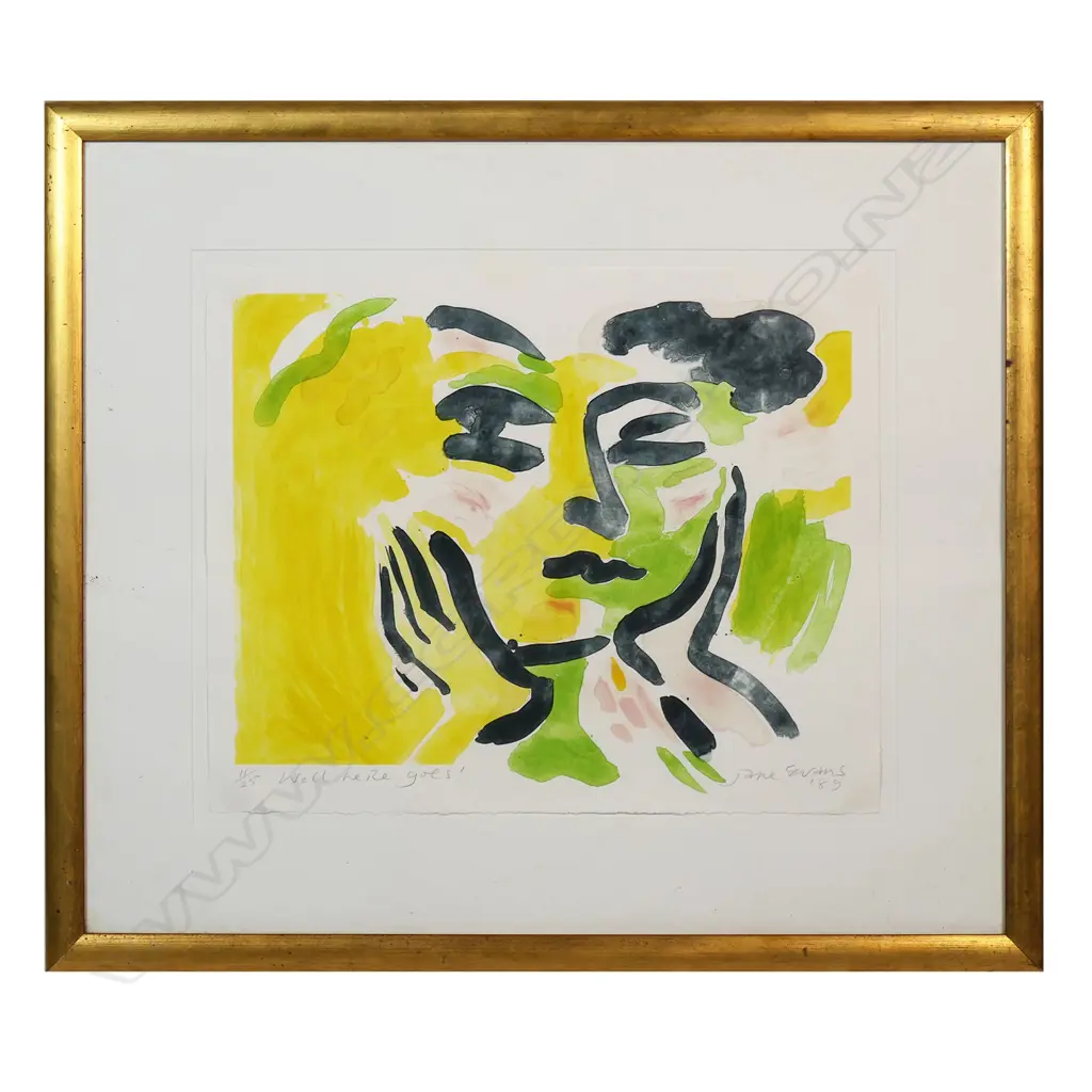 Jane Evans (NZ 1946-2012) 'Well Here Goes', Image 1++