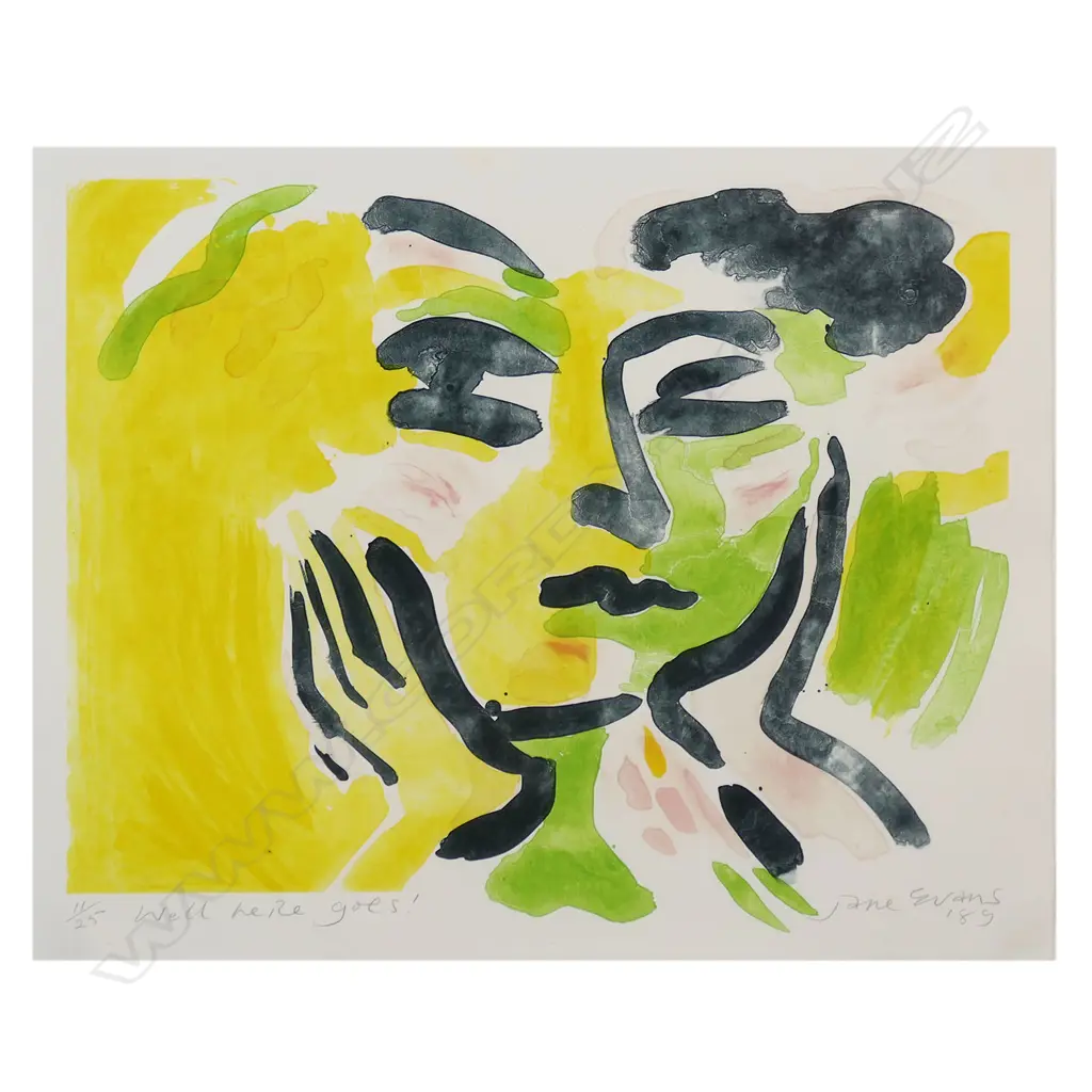 Jane Evans (NZ 1946-2012) 'Well Here Goes', Image 1++