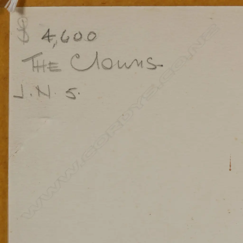 Jan Nigro (NZ 1919-2012) 'The Clowns', Image 1++