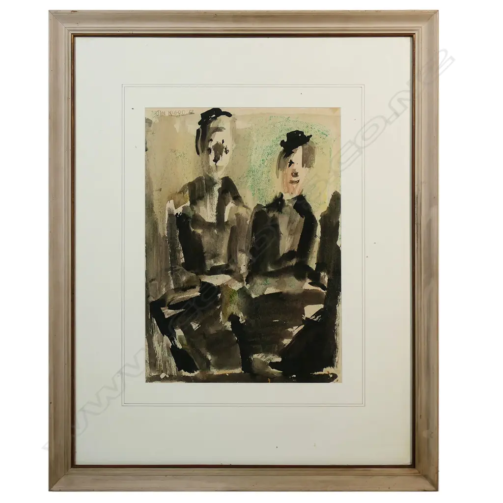 Jan Nigro (NZ 1919-2012) 'The Clowns', Image 1++