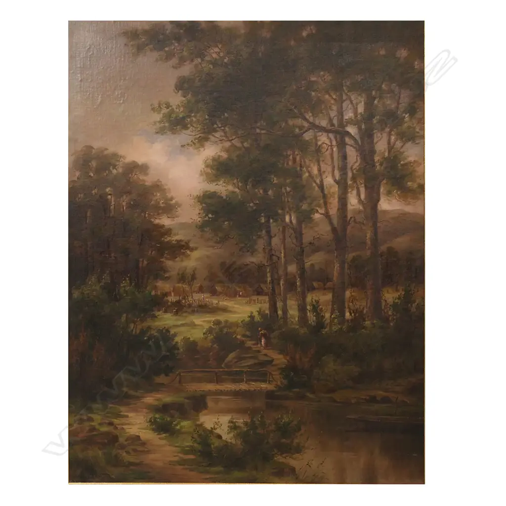 William Allen Bollard (1869-1943) 'Gateway to the Pah - Waikato', Image 1++