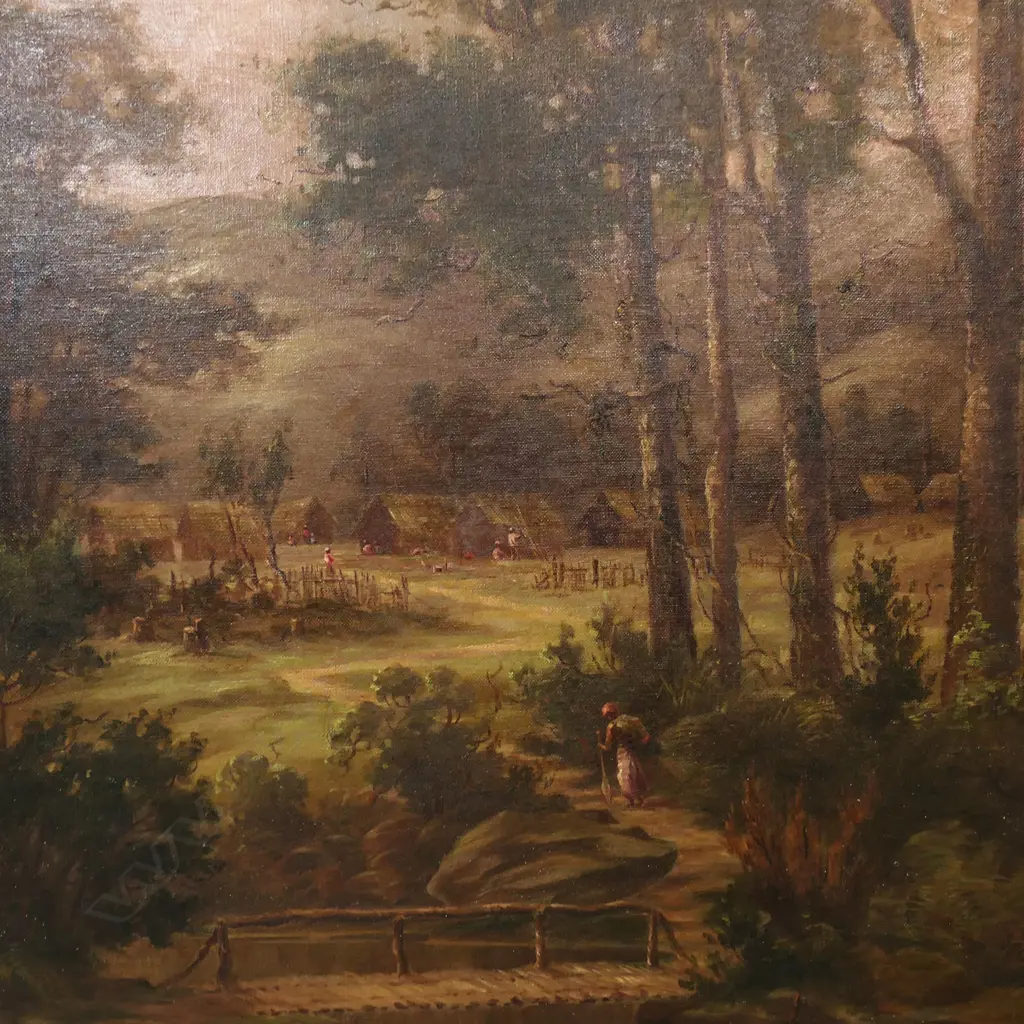 William Allen Bollard (1869-1943) 'Gateway to the Pah - Waikato', Image 1++